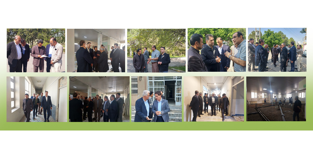 بازدید رئیس دانشگاه تبریز و مدیران دانشگاه از پروژه صنایع غذایی ایستگاه تحقیقاتی خلعت‌پوشان
